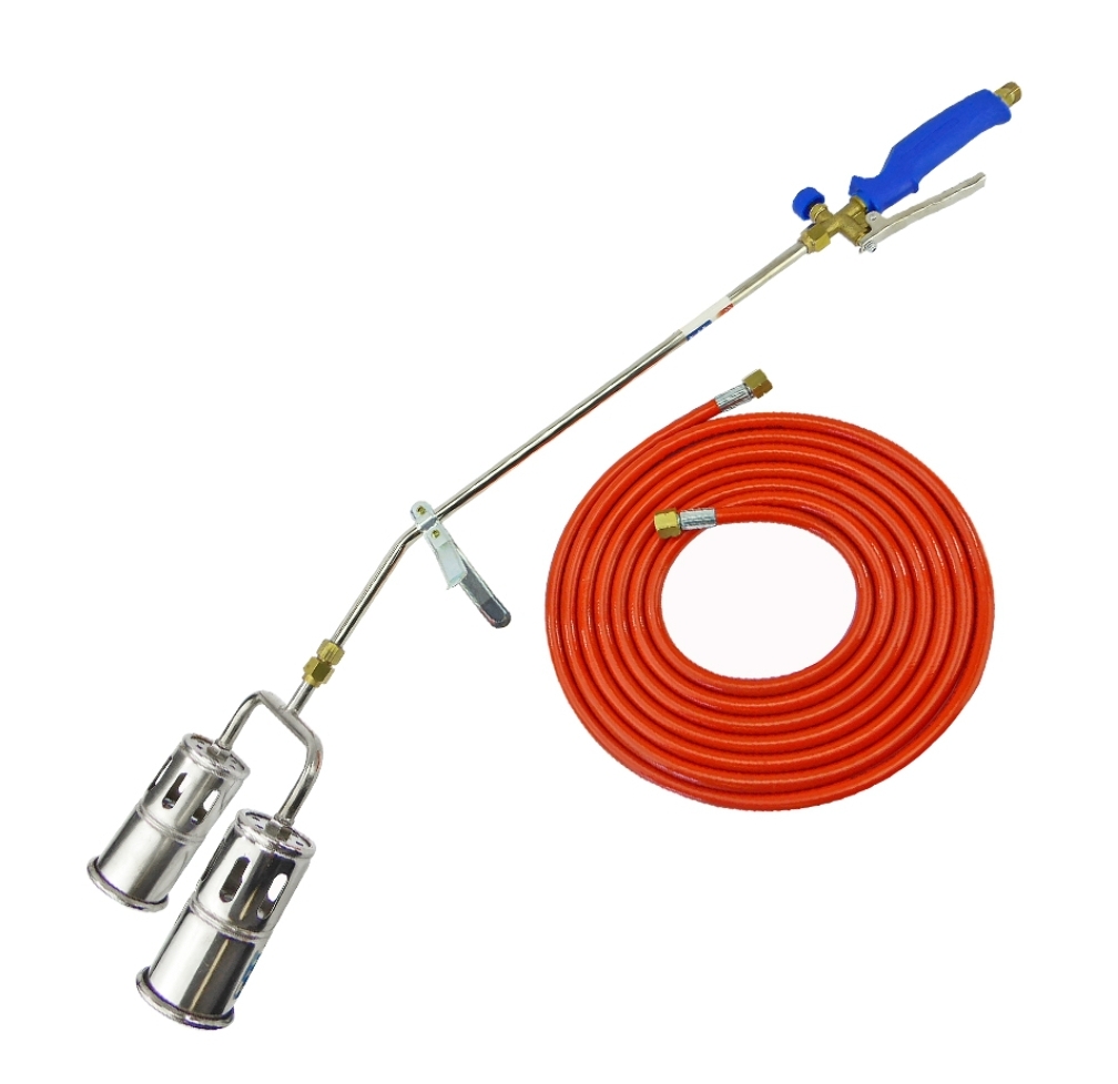 HEAVY DUTY DOUBLE BURNER PROPANE ROOFING TORCH SET TOOLPAK BT02 Tool Hire